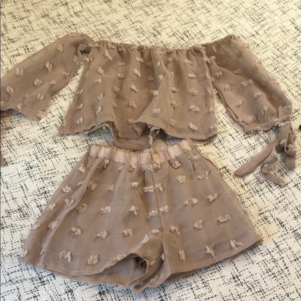 White Fox Two Piece Set